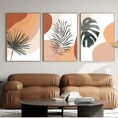 Set de 3 cuadros decorativos BH005