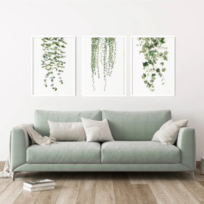Set de 3 cuadros decorativos BT039
