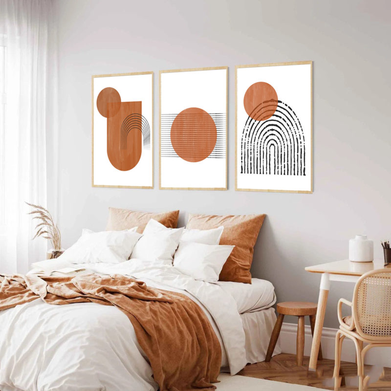 Set de 3 cuadros decorativos BH003 - Imagen 2