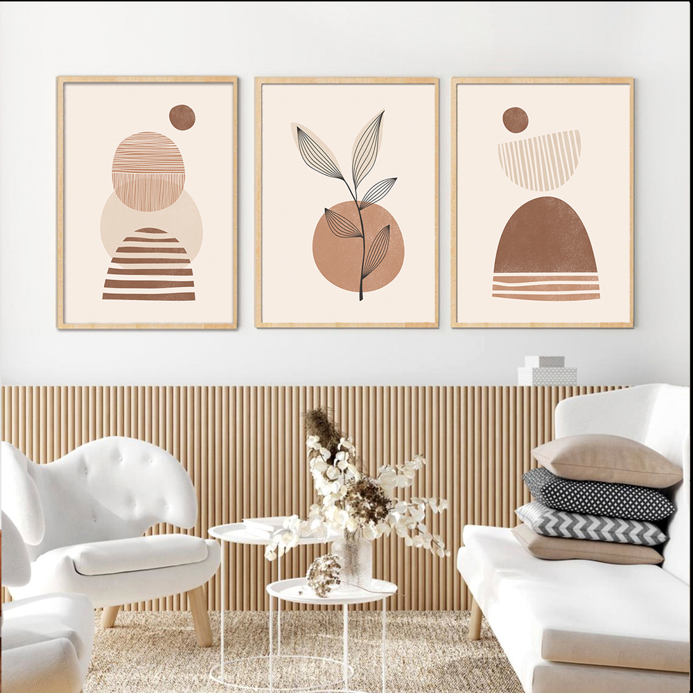 Set de 3 cuadros decorativos de 40×60 cm BH005 / Cuadros Modernos uy