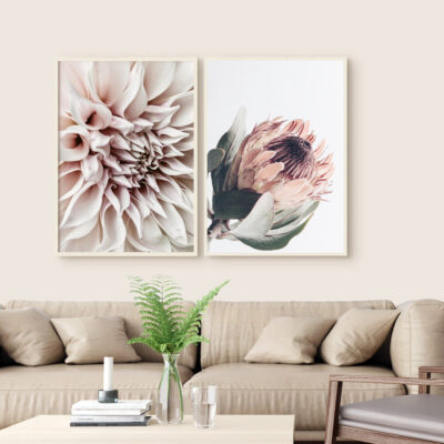 2 cuadros  Flores FL076