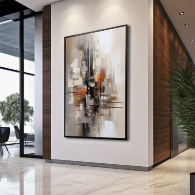 cuadro abstracto impreso en lienzo/ canvas