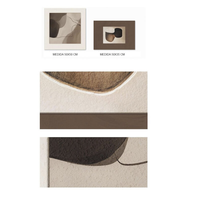 Set de 2 cuadros Abstractos AB140 - Imagen 4