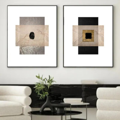 Set de 2 cuadros Abstractos AB145