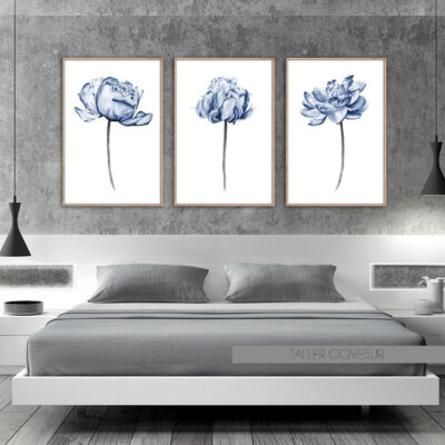 Set de 3 cuadros FL015