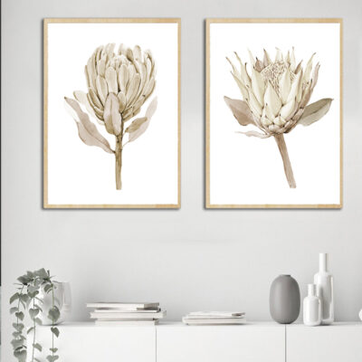 Set de 2 cuadros decorativos FL021