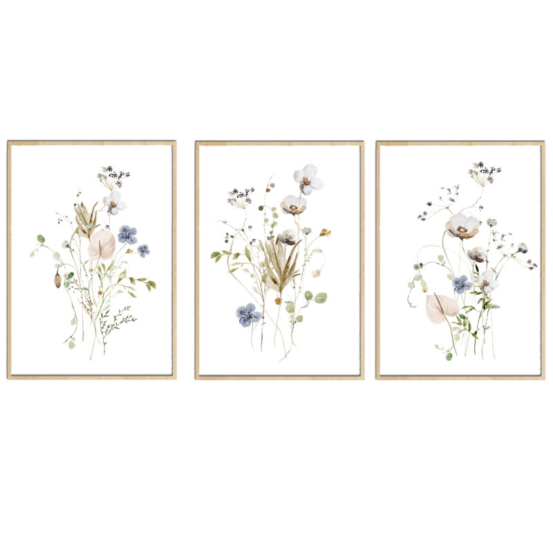 Set de 3 cuadros decorativos FL043 - Imagen 5