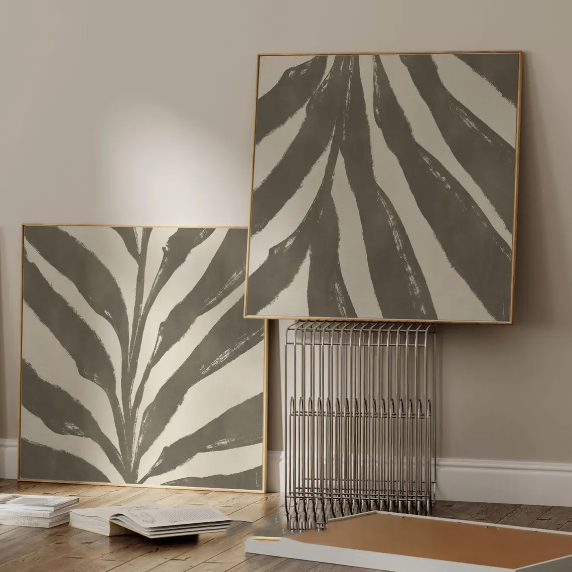 Set de 2 cuadros Botanicos BT046 - Imagen 2