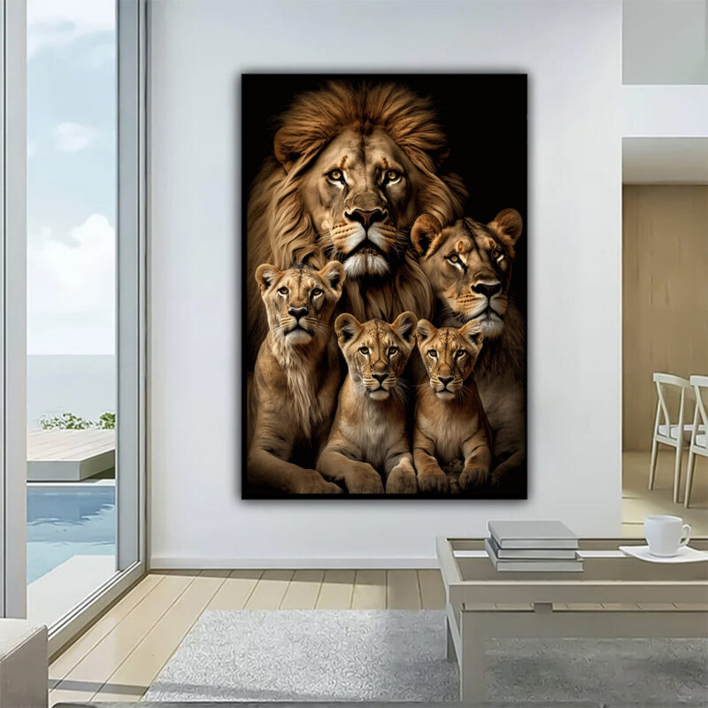 Cuadro Impreso en Lienzo con Animales