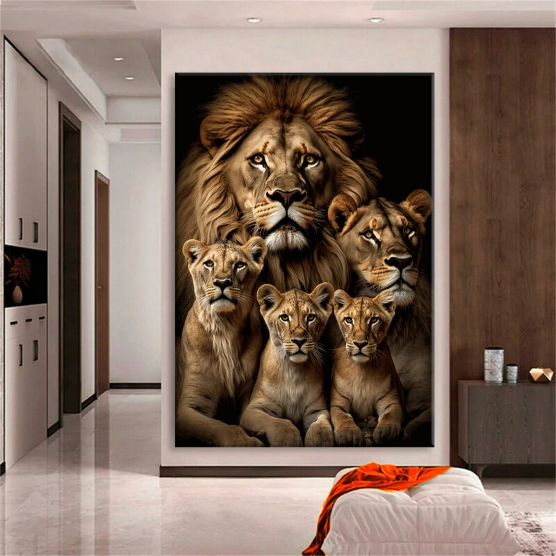 Cuadro en lienzo impreso con Animales