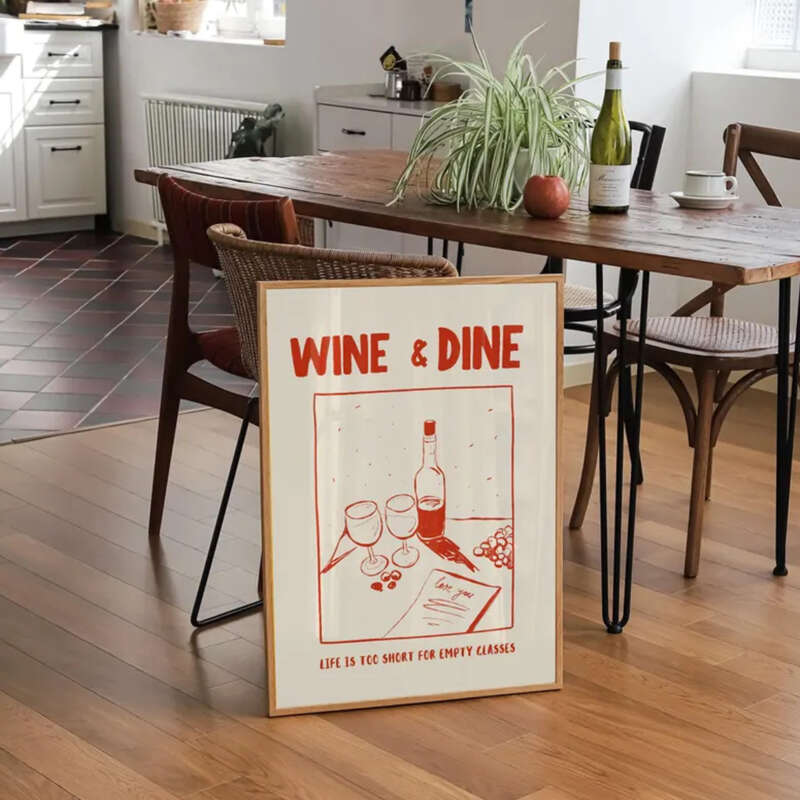 Cuadro para baño y cocina en un ambiente