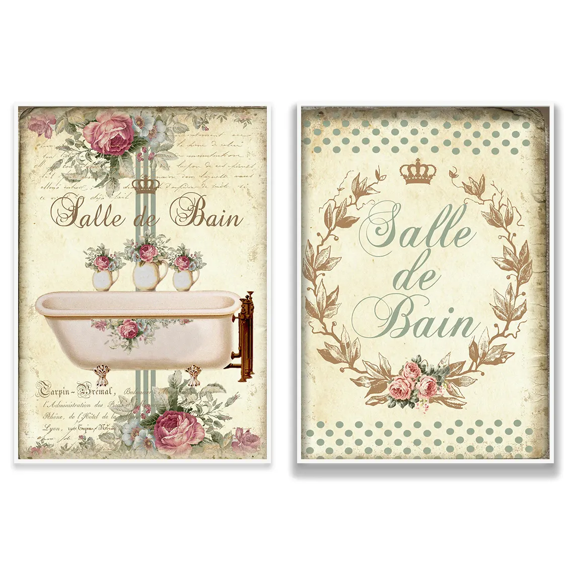 2 CUADROS PARA BAÑO