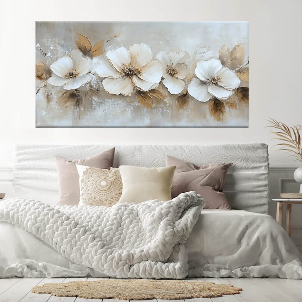 cuadro en dormitorio