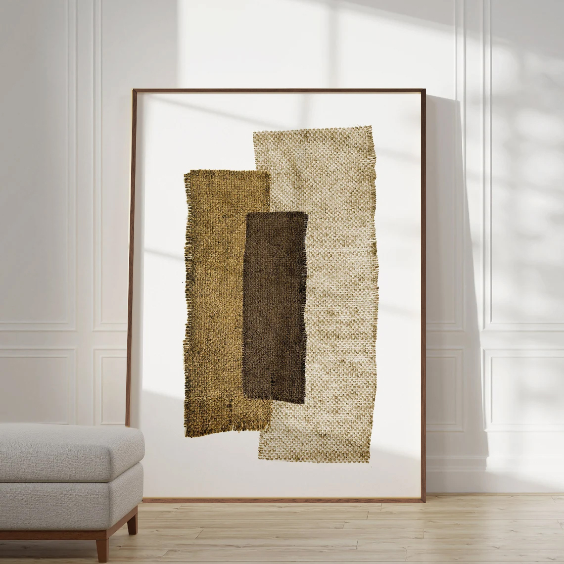 Cuadro abstracto impreso en lienzo