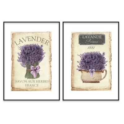 Cuadro con flores para baño