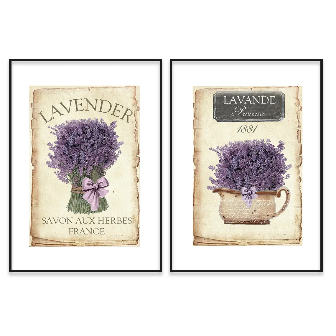 Cuadro con flores para baño