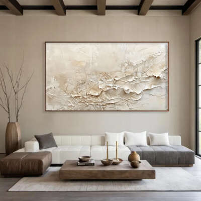 Cuadro abstracto con apariencia de textura