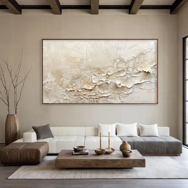 Cuadro abstracto con apariencia de textura