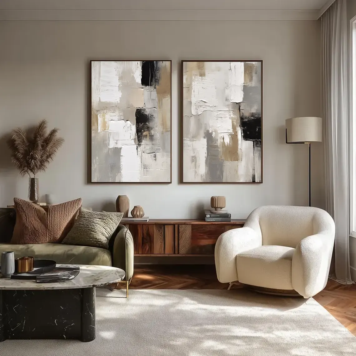 2 Cuadros en Lienzo AB197 - Imagen 3