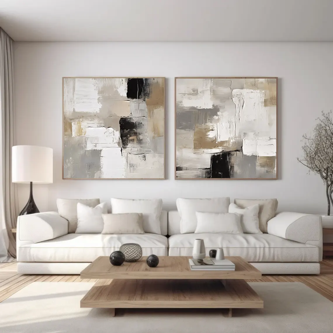 2 Cuadros en Lienzo AB197 - Imagen 4