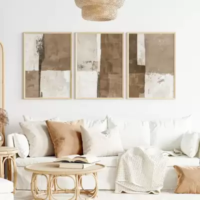 SET DE 3 CUADROS ABSTRACTOS