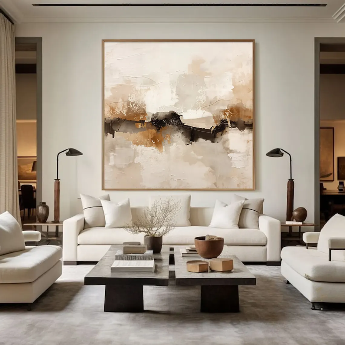 Cuadro en lienzo abstracto AB207