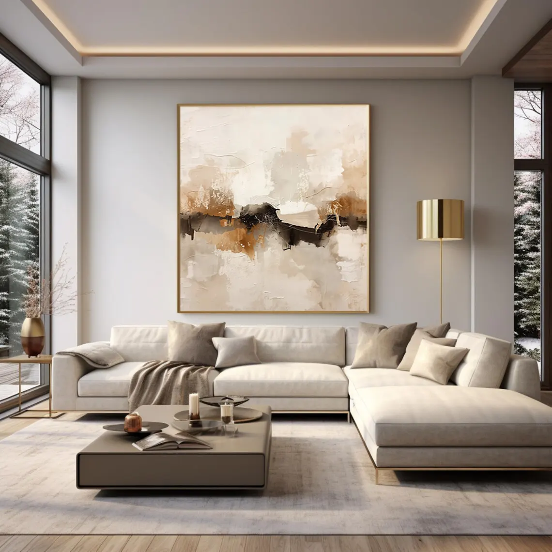 Cuadro en lienzo abstracto AB207 - Imagen 3