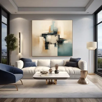 Cuadro en lienzo abstracto AB212