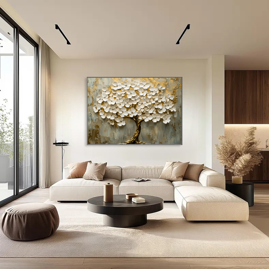 Cuadro de lienzo con flores FL095