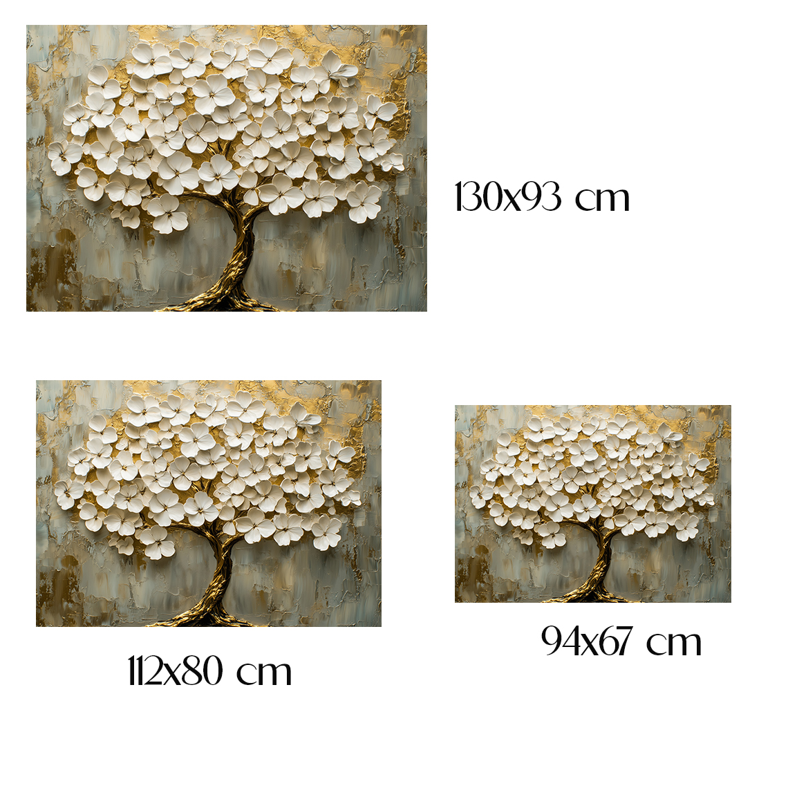 Cuadro de lienzo con flores FL095 - Imagen 5