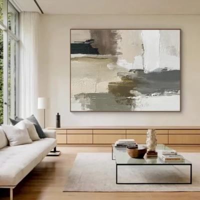 Cuadro en lienzo abstracto AB196B