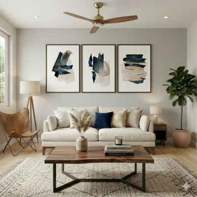 Set de 3 cuadros Abstractos AB214