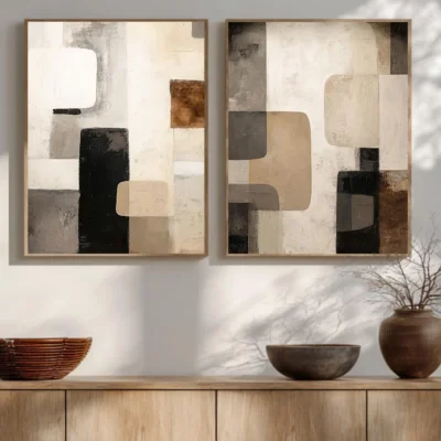 2 Cuadros en Lienzo AB211