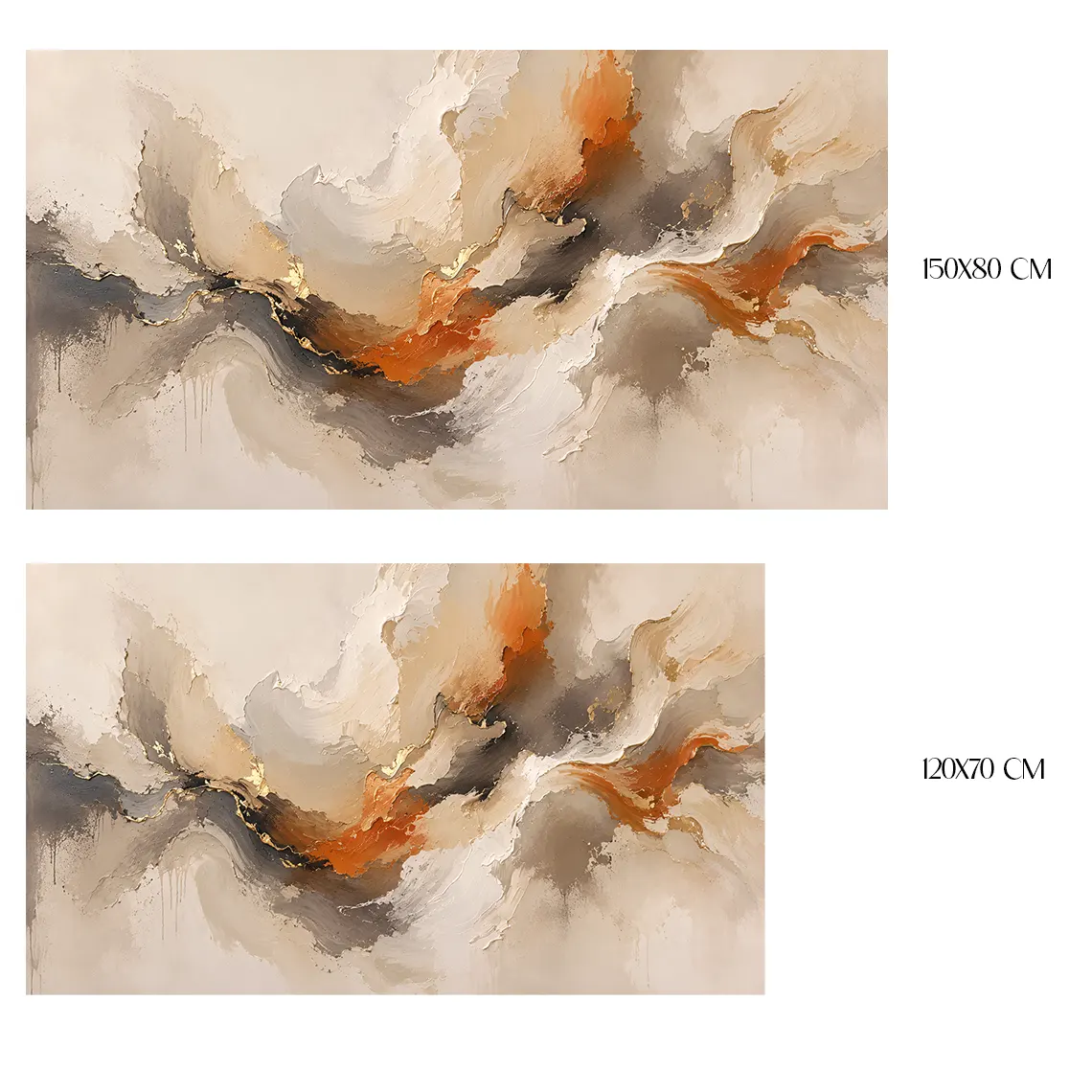 Cuadro Abstracto en Lienzo AB244 - Imagen 5