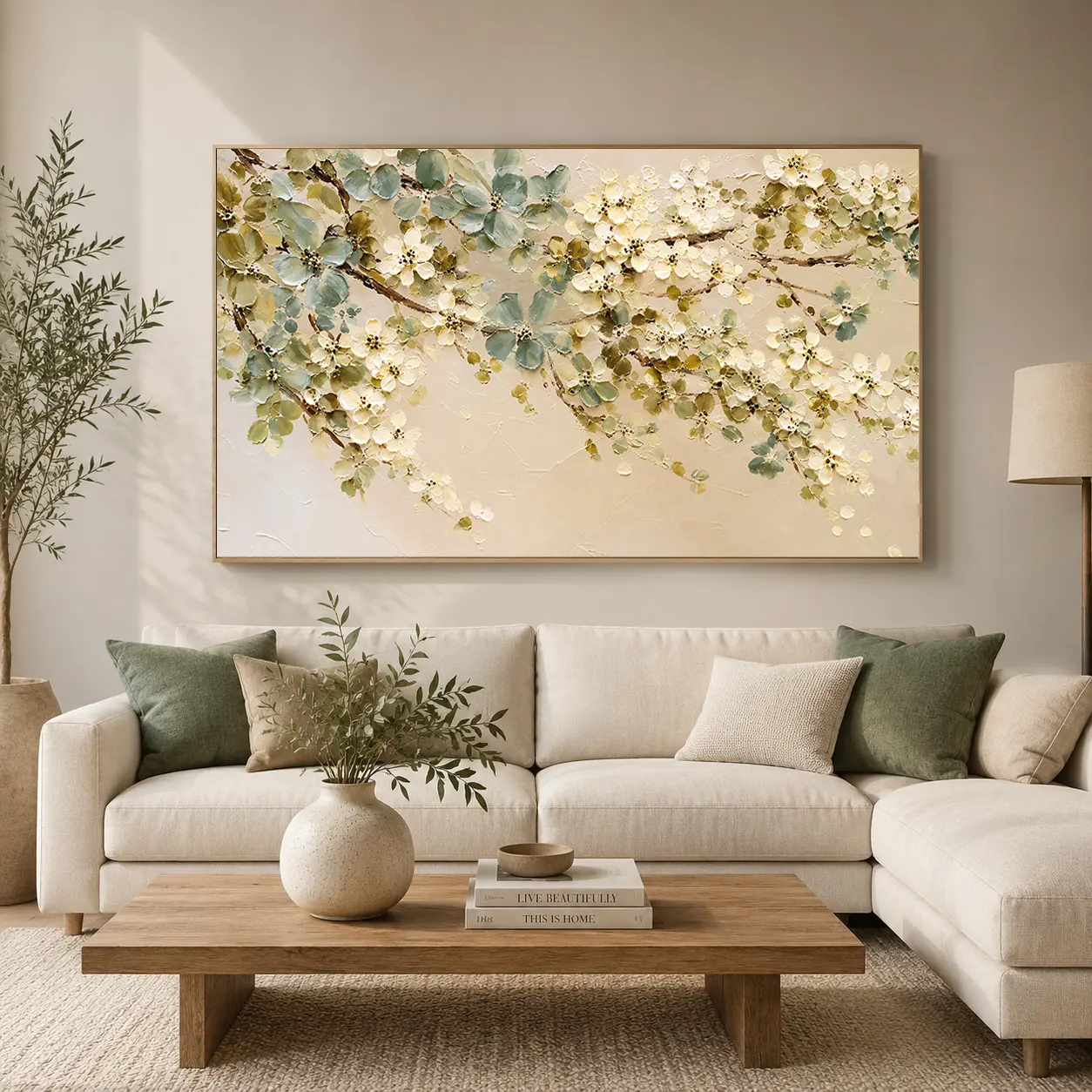 Cuadro Floral impreso en Lienzo FL100 - Imagen 2